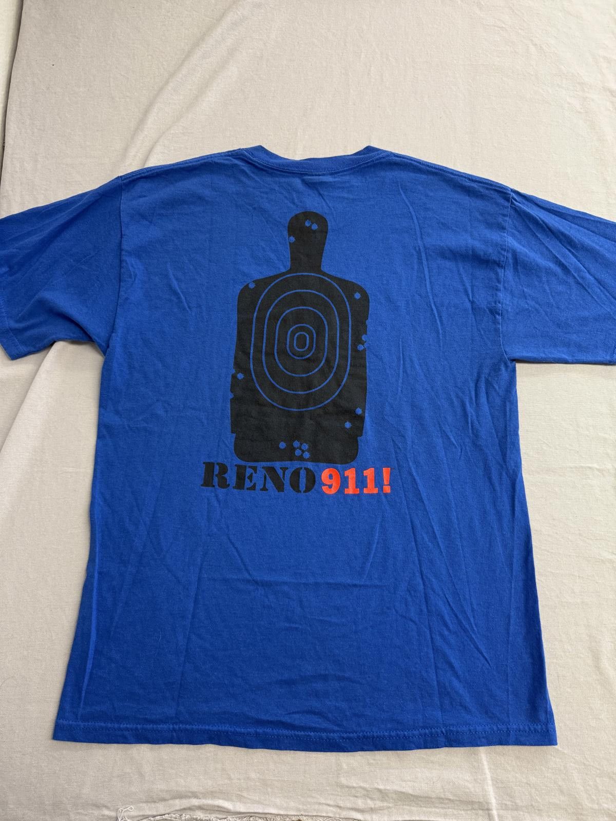 Gildan Vintage Reno 911 T-shirt Renos Finest Target Practice 2004 L Size US L / EU 52-54 / 3 - 2 Thumbnail