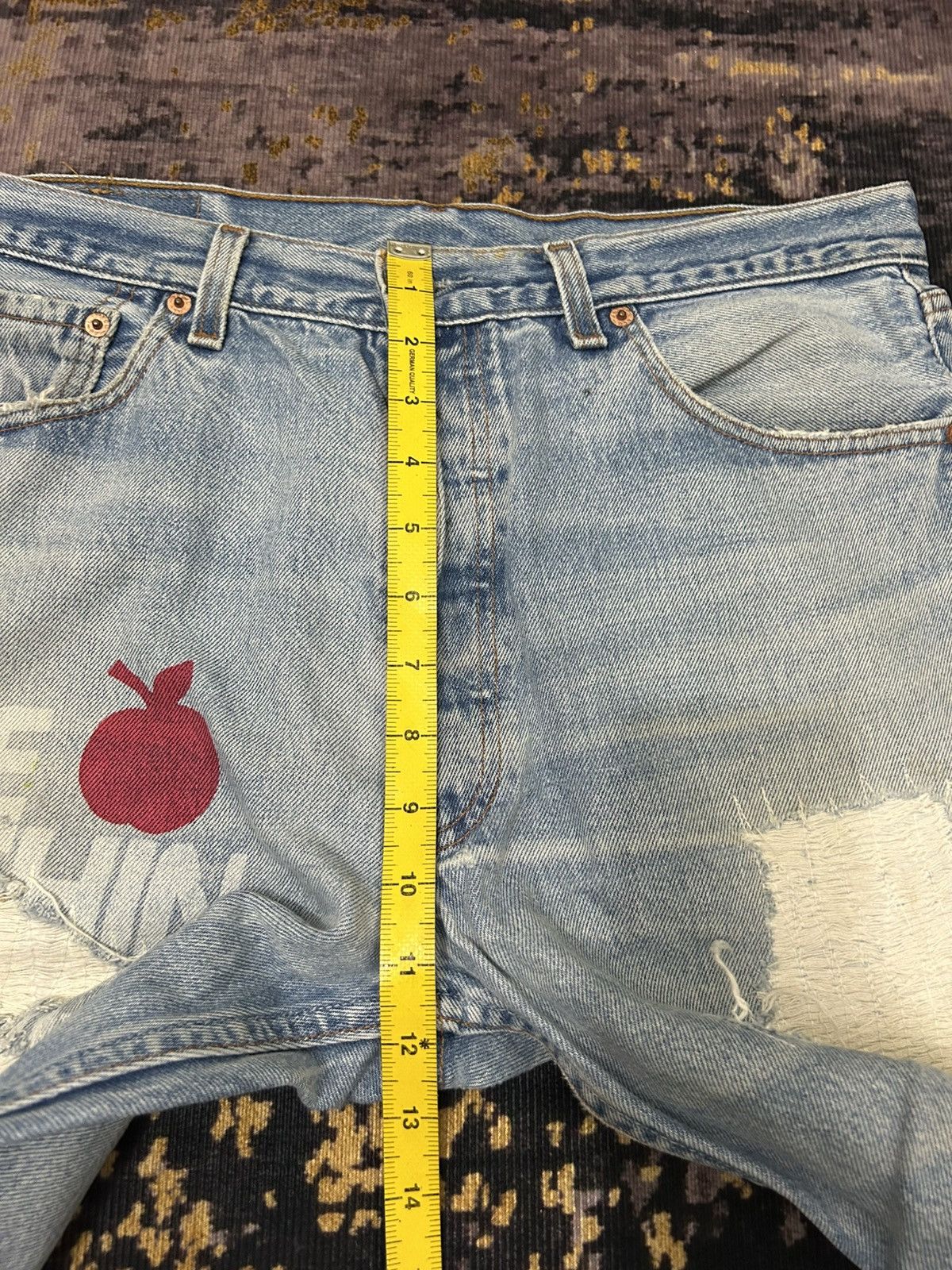 Levi's Vintage Clothing Vintage Levis 501XX Sample Rippert Gorilla Aplle Print Size US 33 - 20 Thumbnail