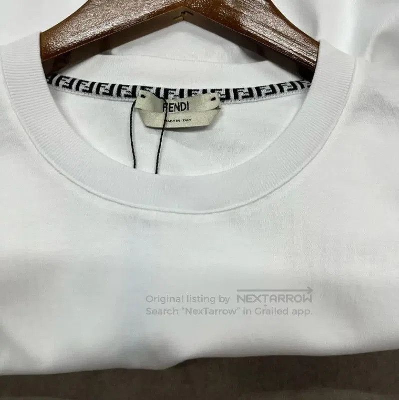 Fendi Fendi Women's Cotton T-Shirt in White . Size M / US 6-8 / IT 42-44 - 3 Thumbnail