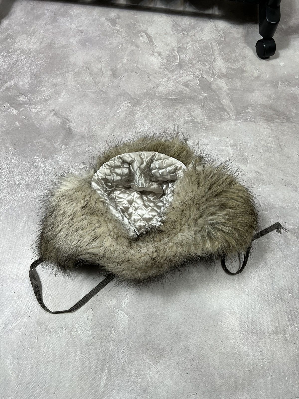 Vintage Avant-Garde Fur Fuzzy Y2k Ushanka Hat Size ONE SIZE - 4 Thumbnail