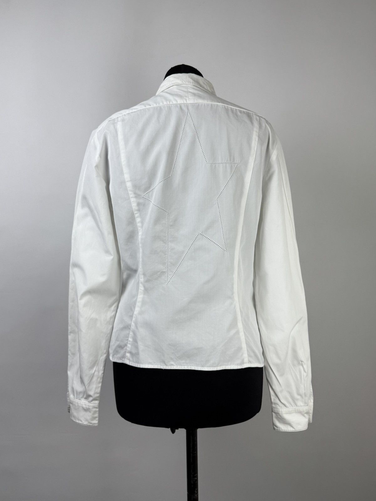 Mugler Mugler VNTG Button Logo Star Logo Y2K Shirt Size L / US 10 / IT 46 - 9 Thumbnail
