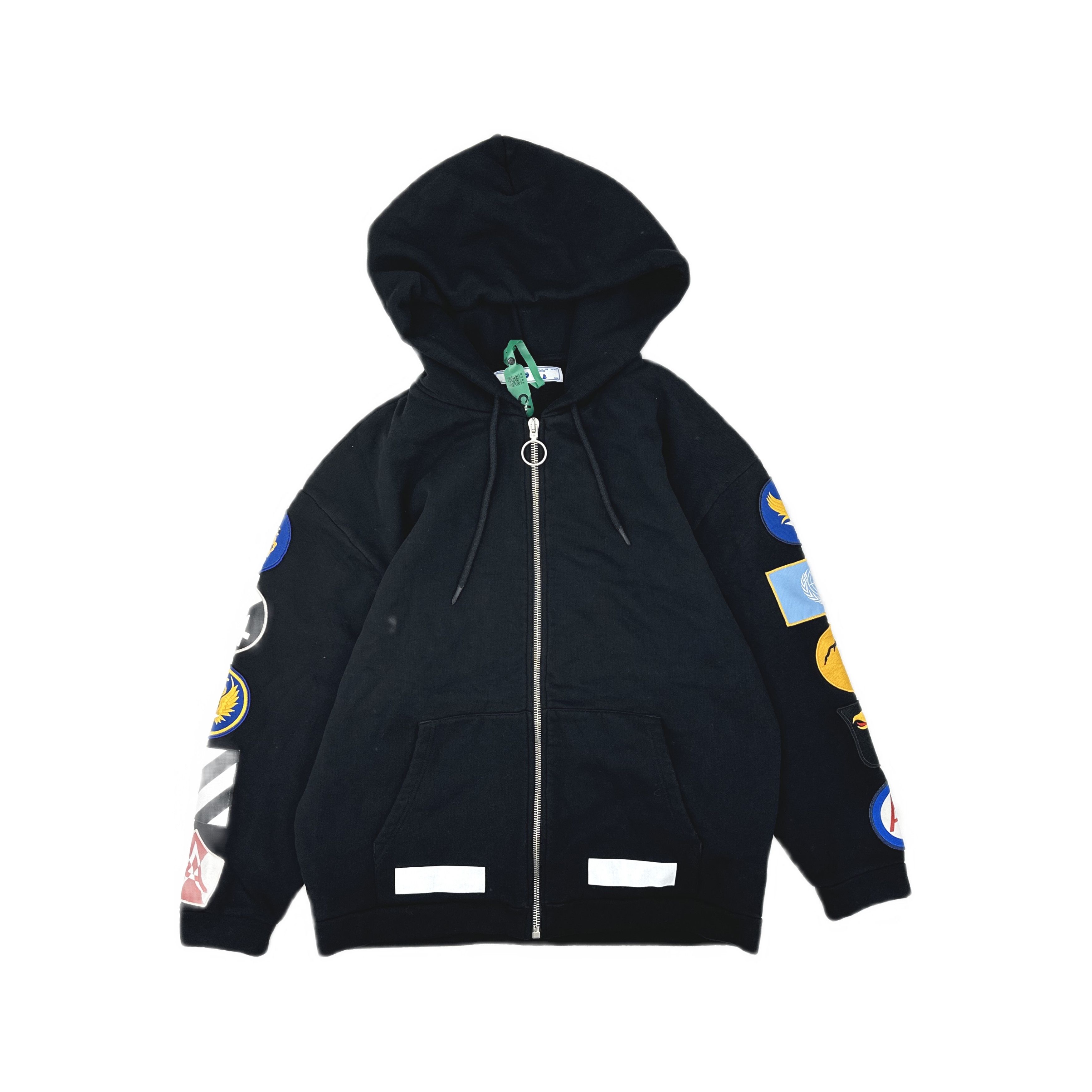 Off-White OFF-WHITE Patch Logo Zip Hoodie Size S Size US S / EU 44-46 / 1 - 1 Thumbnail