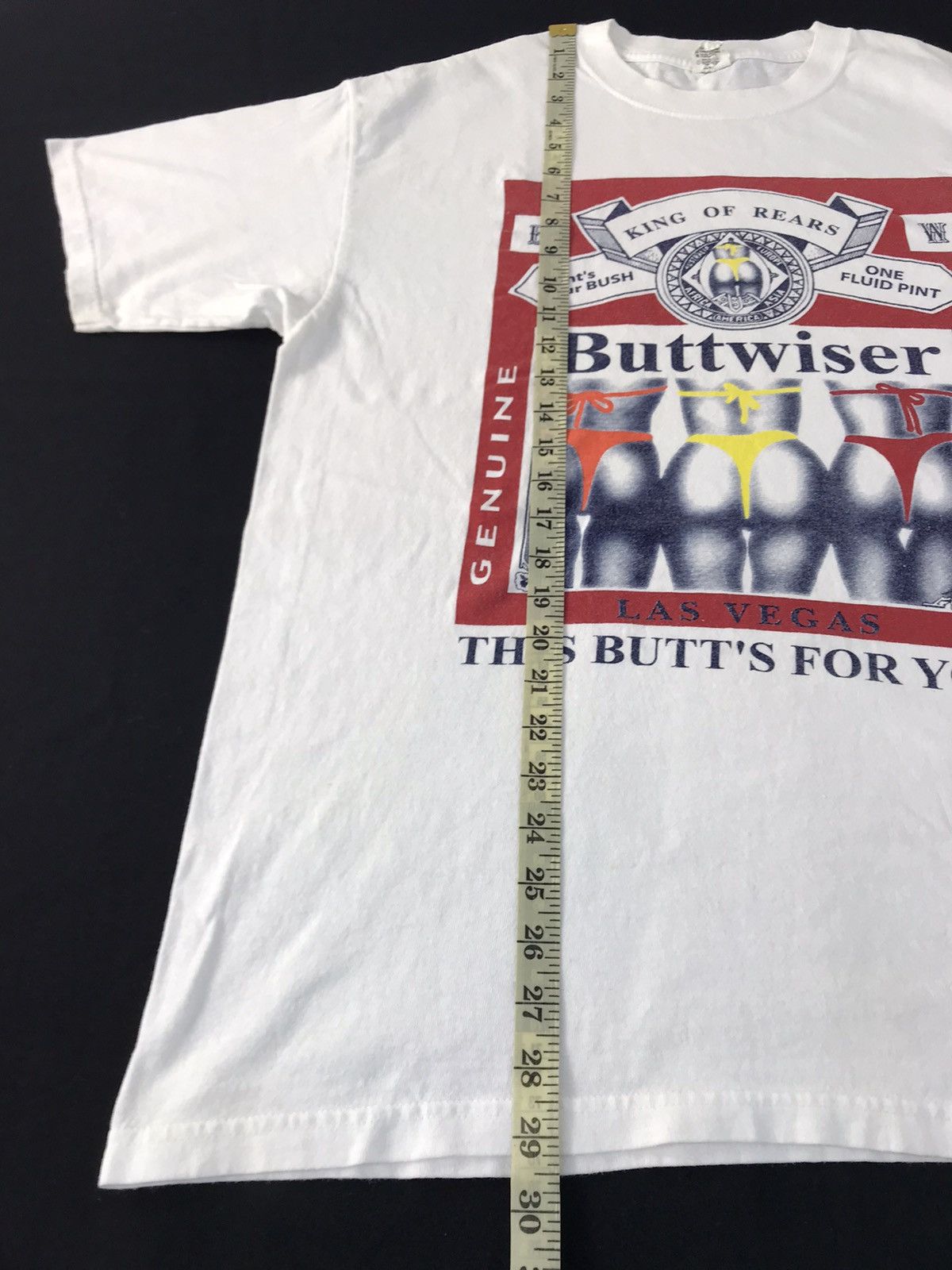 Anvil Buttweiser King of Rear Las Vegas Budweiser Beer Parody Tee Size US XL / EU 56 / 4 - 9 Thumbnail