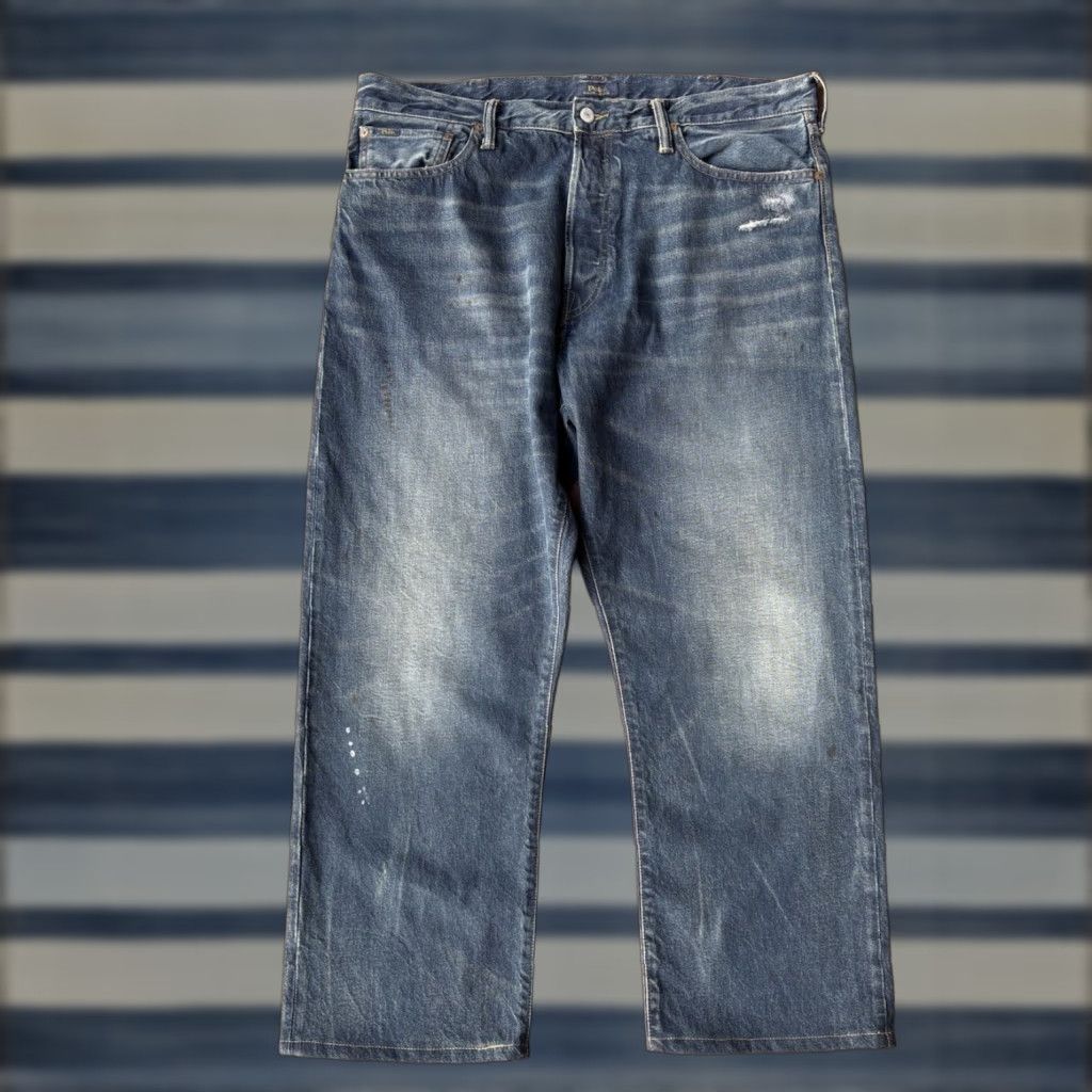 Polo Ralph Lauren VINTAGE Polo Ralph Lauren Classic Fit 1967 Jeans Mens 38x32 Blue Denim 5-Pocket Size US M / EU 48-50 / 2 - 1 Thumbnail