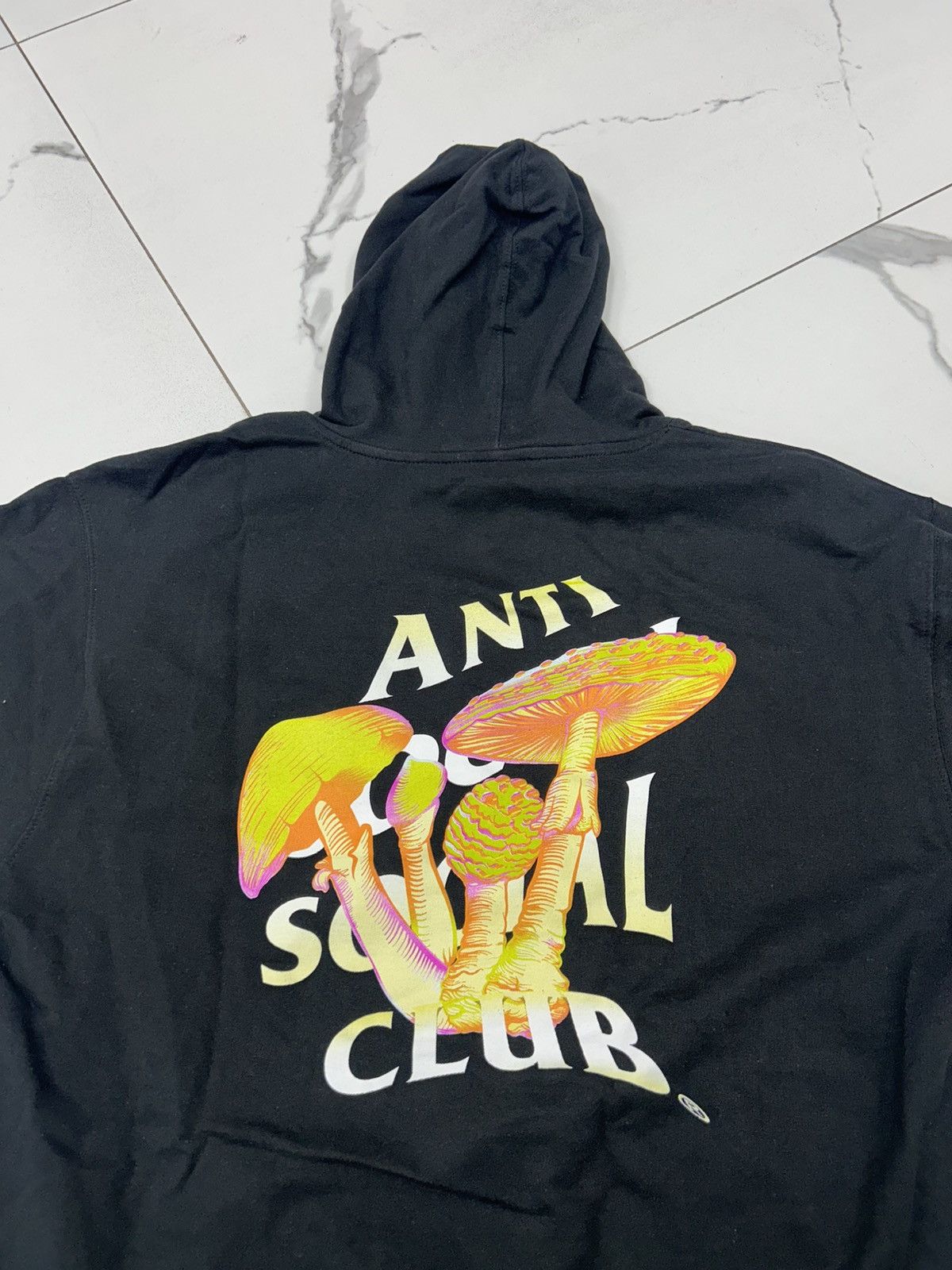 Anti Social Social Club Anti Social Social Club Backlight Poster Hoodie “Black” Size US XL / EU 56 / 4 - 3 Thumbnail