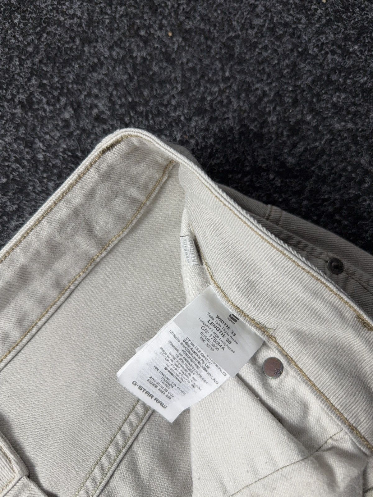 G-Star Vintage G-Star Raw ARC Retro 00s Y2K Jeans Denim pants Size US 33 - 7 Thumbnail