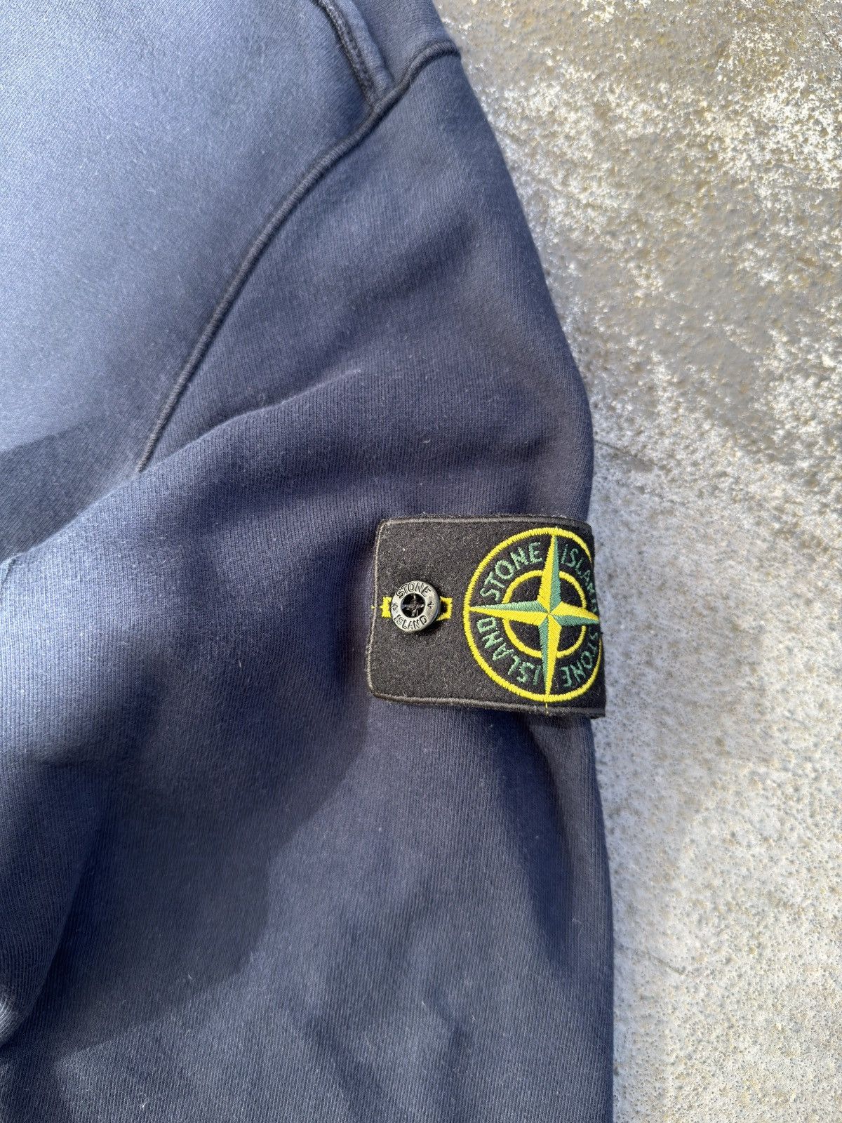 Stone Island Stone Island Garment Dyed Crew Sweatshirt Navy M Size US M / EU 48-50 / 2 - 4 Thumbnail