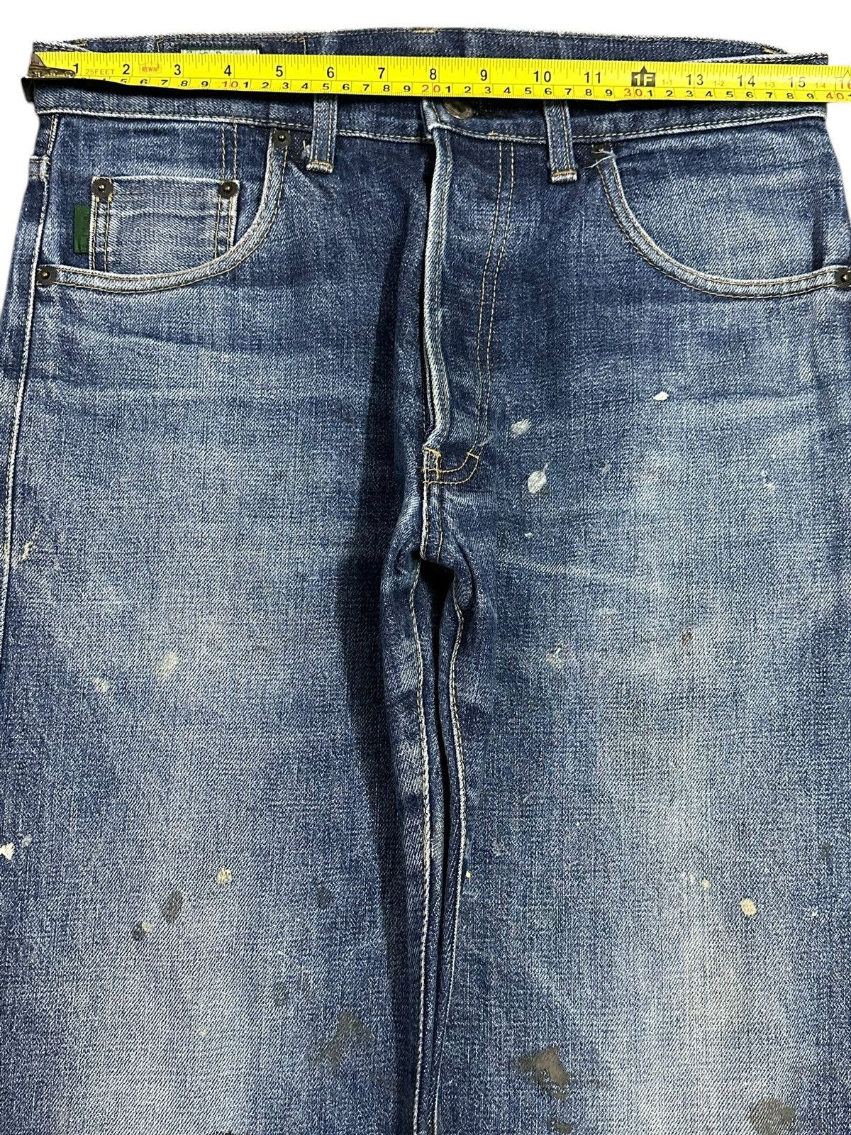Japanese Brand Vintage Paul Smith Selvedge Faded Mud Wash Style Jeans Size US 31 - 15 Thumbnail