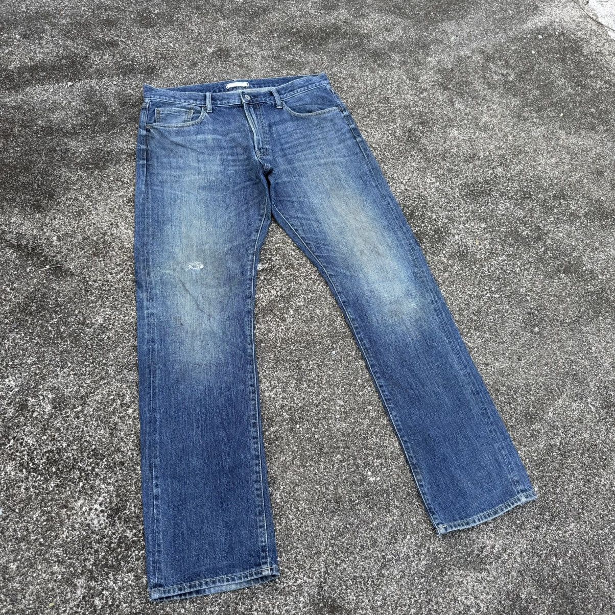 Japanese Brand VINTAGE JAPANESE SELVEGE DENIM FADED JEANS PANTS Size US 36 / EU 52 - 2 Thumbnail