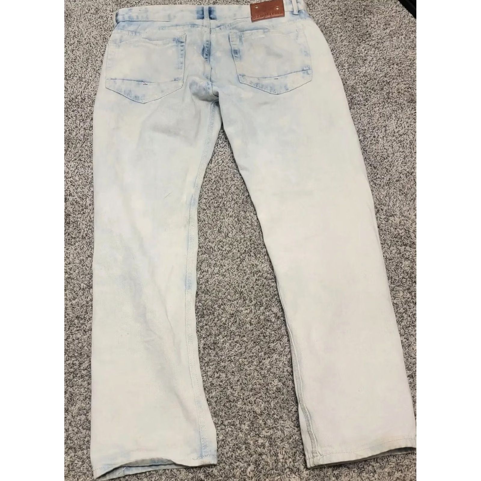 Vintage Demolition Jeans Distressed Blue Art to Wear 38x30 Denim Cotton Logo Men Straight Regular Size 38 30in Blue Size US 38 / EU 54 - 2 Thumbnail