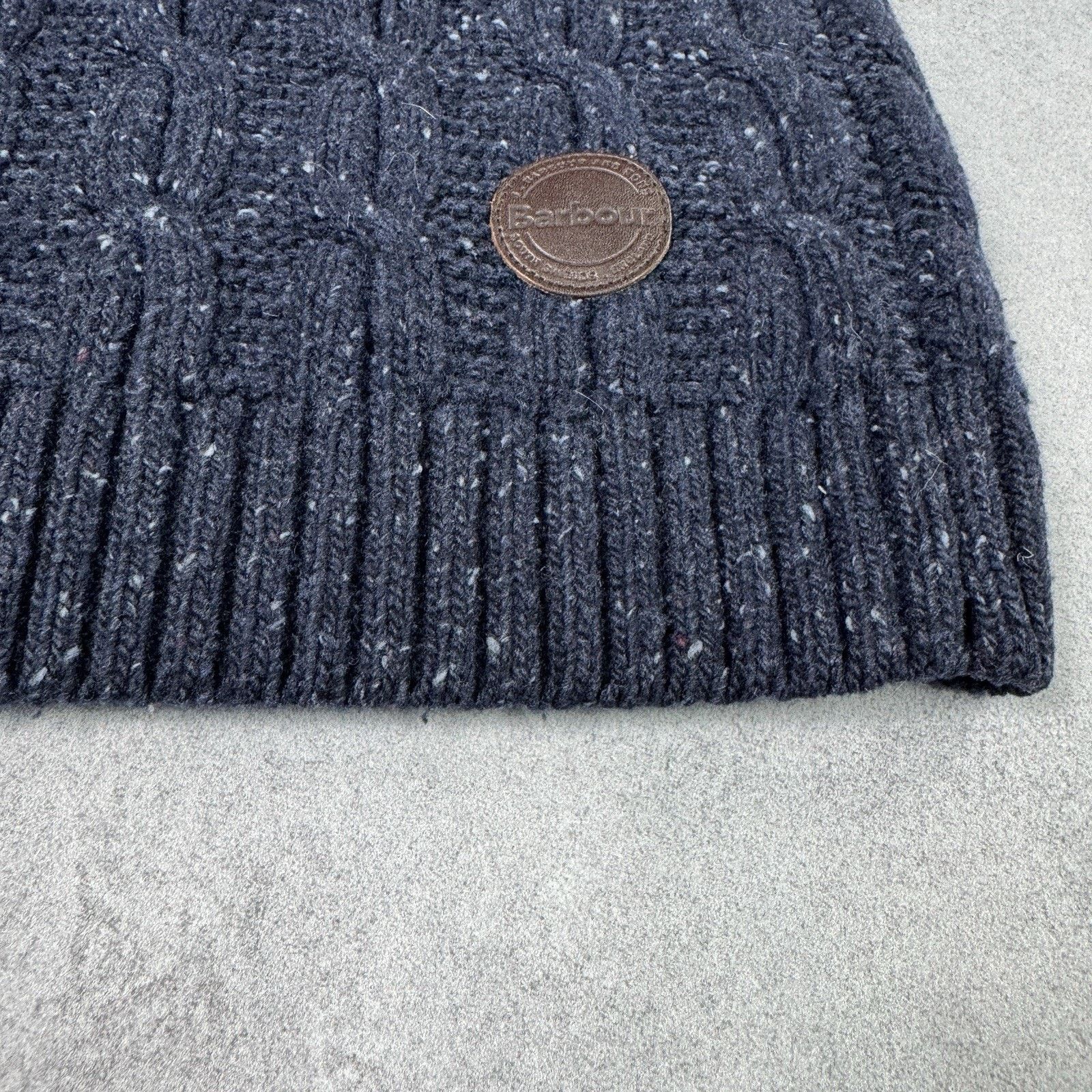 Barbour Barbour Beacon Brand Cable Knit Men Wool Sweater Size L Blue Size US L / EU 52-54 / 3 - 12 Thumbnail