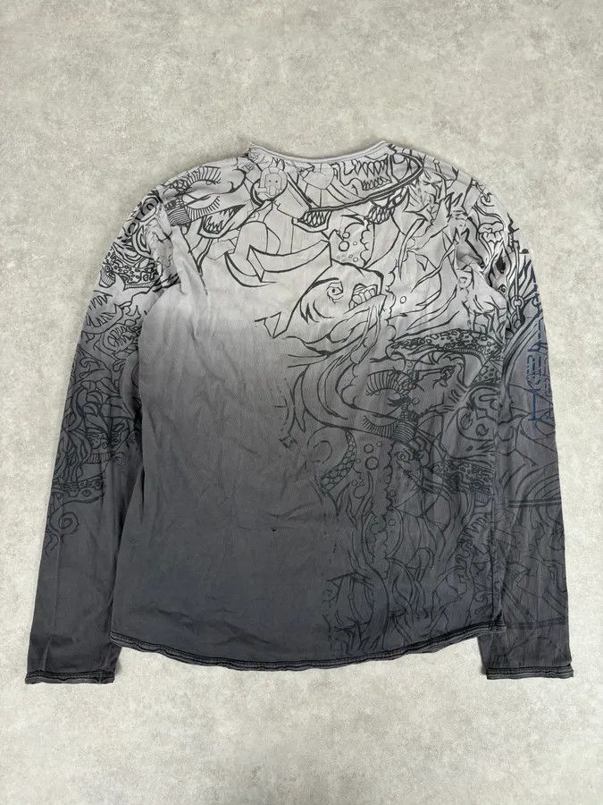 Marithe + Francois Girbaud 2000s Marithé + François Girbaud Faded Grey Tagged Longsleeves Size US M / EU 48-50 / 2 - 5 Thumbnail