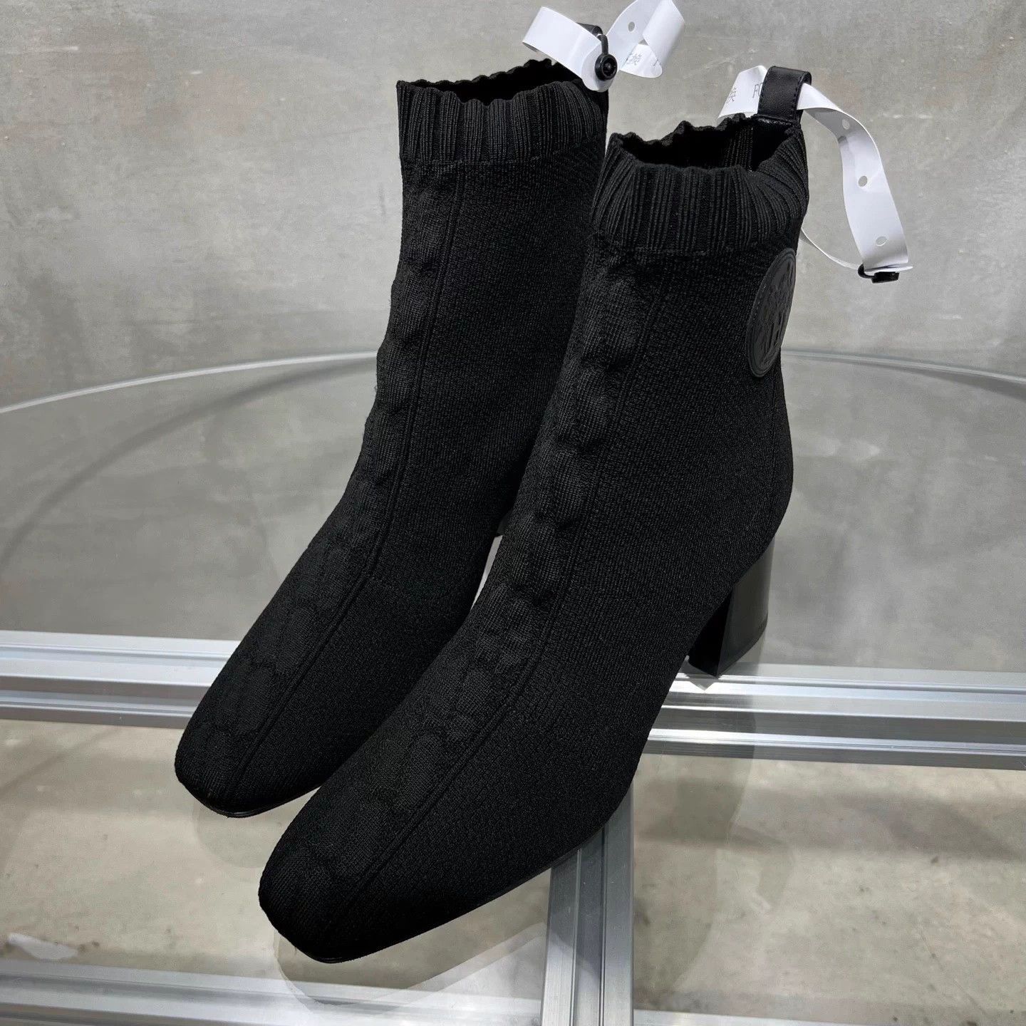 Hermes Hermes knit ankle boots black 39 new with box Size US 8.5 / IT 38.5 - 2 Thumbnail