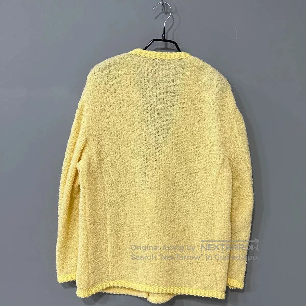 Miu Miu miumiu yellow knit cardigan size 42. Size M / US 6-8 / IT 42-44 - 3 Thumbnail