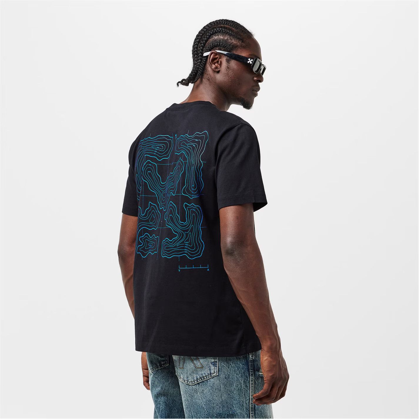 Off-White o1g2r1mq0226 Arrow Short-Sleeve T-Shirt In Black Size US XXS / EU 40 - 4 Thumbnail