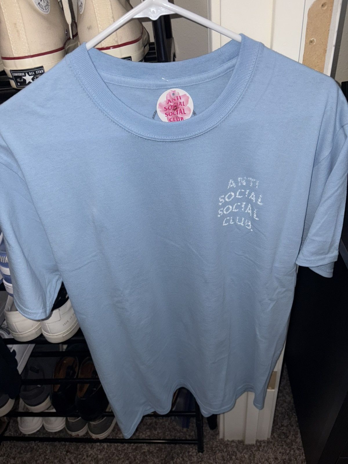 Anti Social Social Club Partly Cloudy Tee 'Blue'