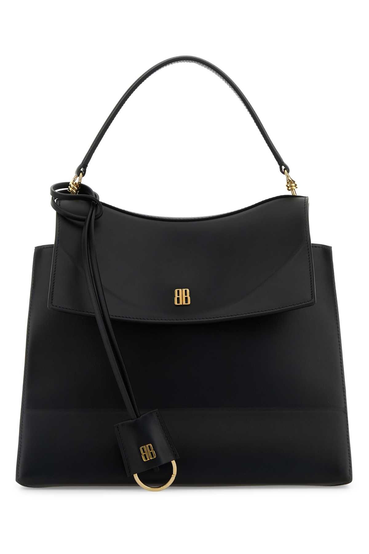 Balenciaga Black Leather Medium Nano Handbag Size ONE SIZE - 1 Preview