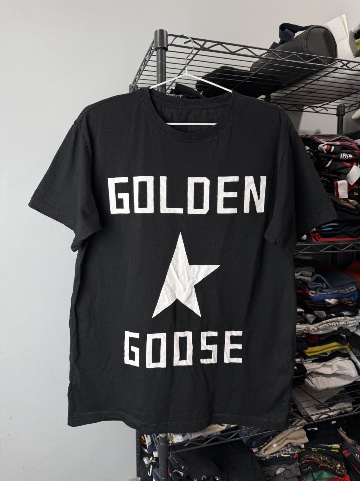 Golden Goose Star GGDB T Shirt Luxury Big Print Star