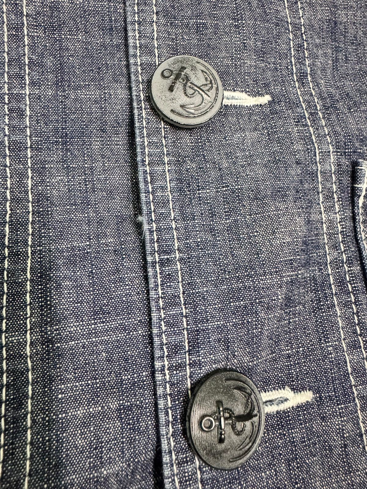 Japanese Brand Japanese Brand Usn Naval Houston Denim Jacket Size US S / EU 44-46 / 1 - 7 Thumbnail