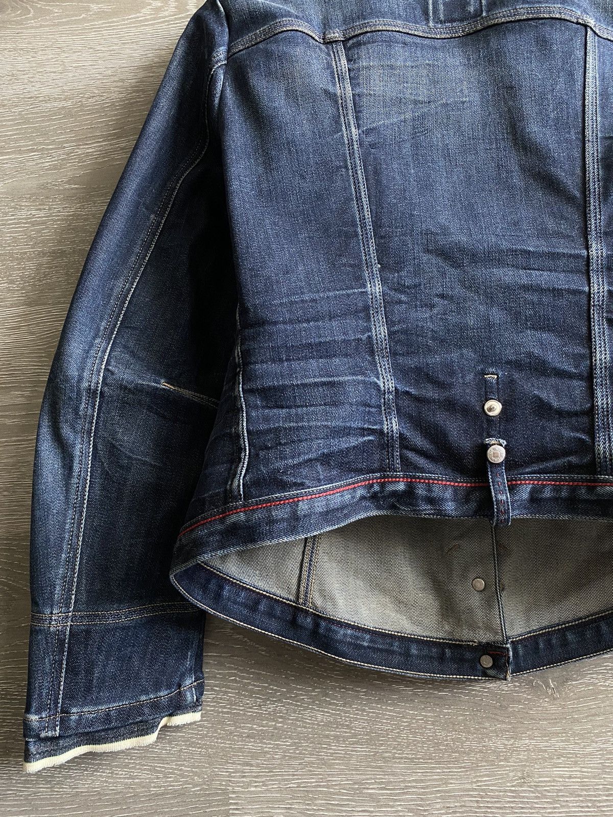Marithe + Francois Girbaud LE JEAN DE MARITHE FRANCOIS GIRBAUD Denim Jacket Size XL / US 12-14 / IT 48-50 - 9 Thumbnail