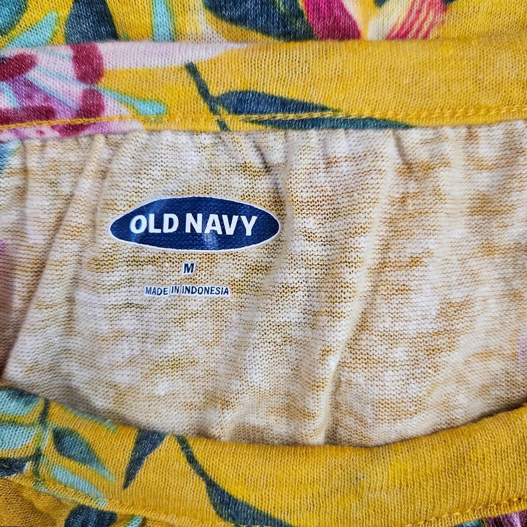 Old Navy VINTAGE Old Navy Womens Tank Top Sz Medium Yellow Pink Floral Ruffle Linen Blend Women Tank Top M Yellow Floral Ruffle Linen Blend Size M / US 6-8 / IT 42-44 - 6 Thumbnail