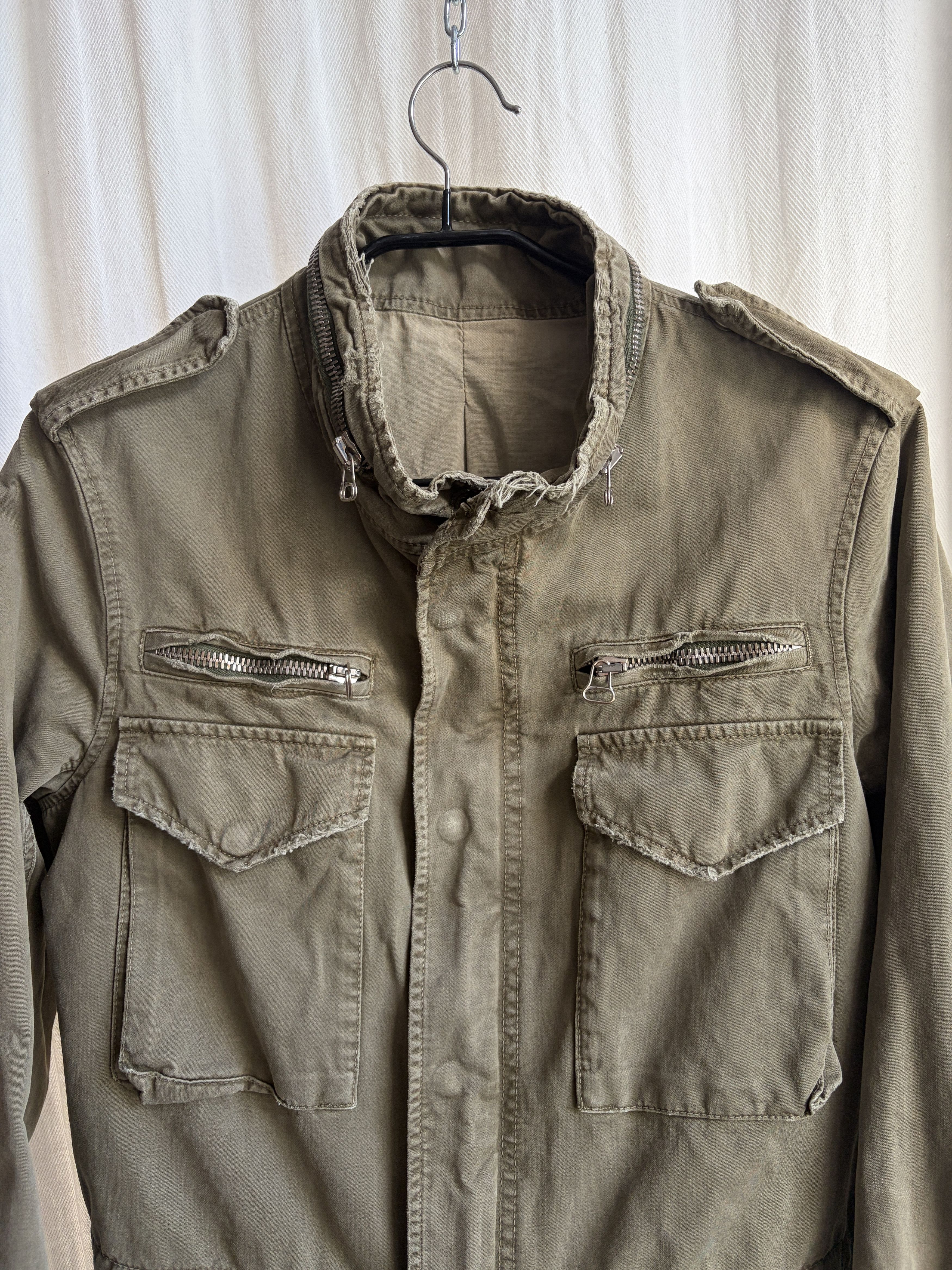 Balmain SS11 Distressed M65 Military Parka Size US M / EU 48-50 / 2 - 2 Thumbnail