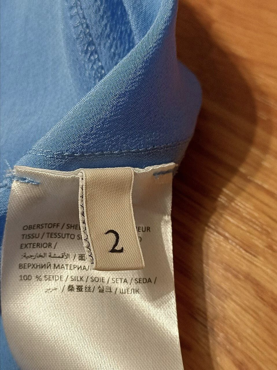 DOROTHEE SCHUMACHER Dorothee Schumacher Blue Silk Blouse Shirt Size 2 / S Size S / US 4 / IT 40 - 8 Thumbnail