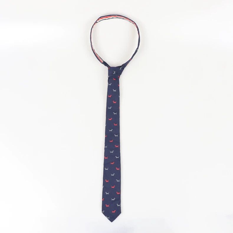 Thom Browne Thom Browne Classic Tibetan blue necktie Size ONE SIZE - 2 Thumbnail