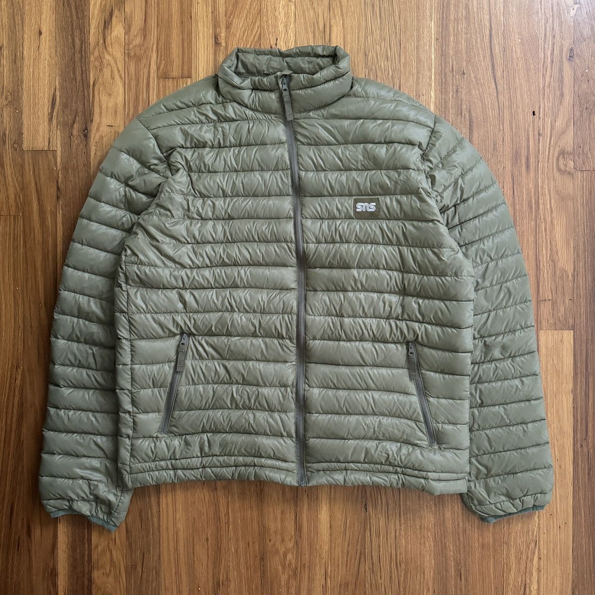 Sneakersnstuff SNS Puffer Zip Jacket - Green | Grailed