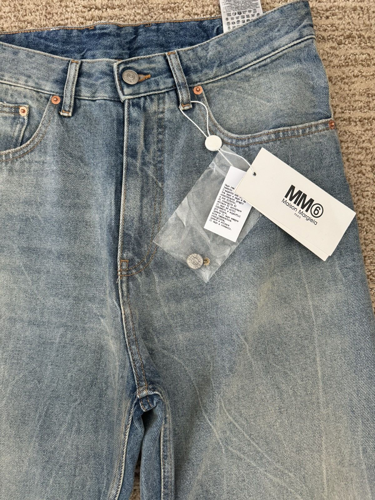 Balenciaga MM6 maison margiela blue oversized jeans Size US 28 / EU 44 - 3 Thumbnail