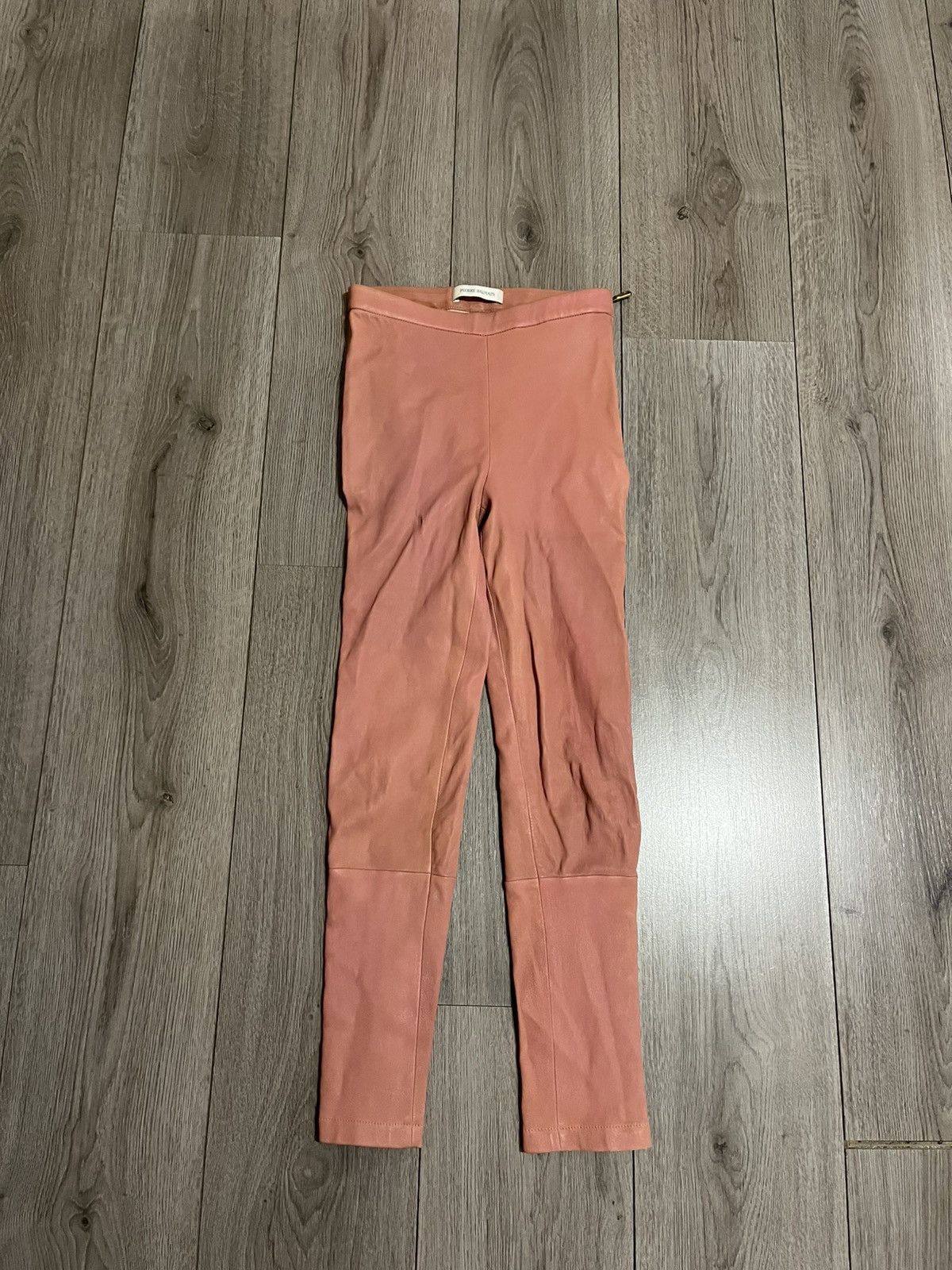 Balmain × Pierre Balmain × Vintage Extra Rare Vintage Pierre Balmain Leather Leggings Size 24" / US 00 / IT 34 - 3 Thumbnail