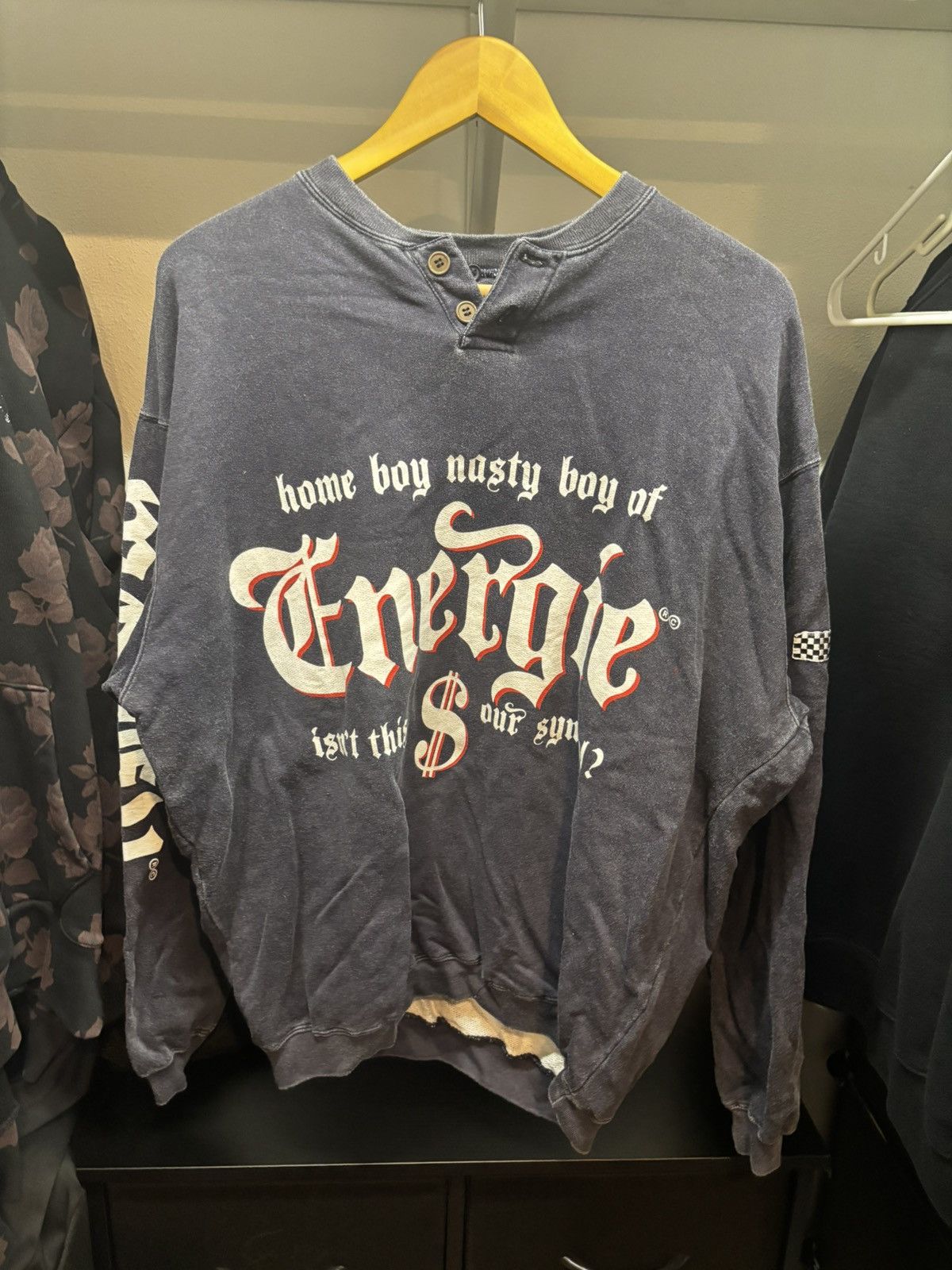 Energie × Vintage Vintage y2k sunfaded Energie crewneck Size US L / EU 52-54 / 3 - 1 Thumbnail