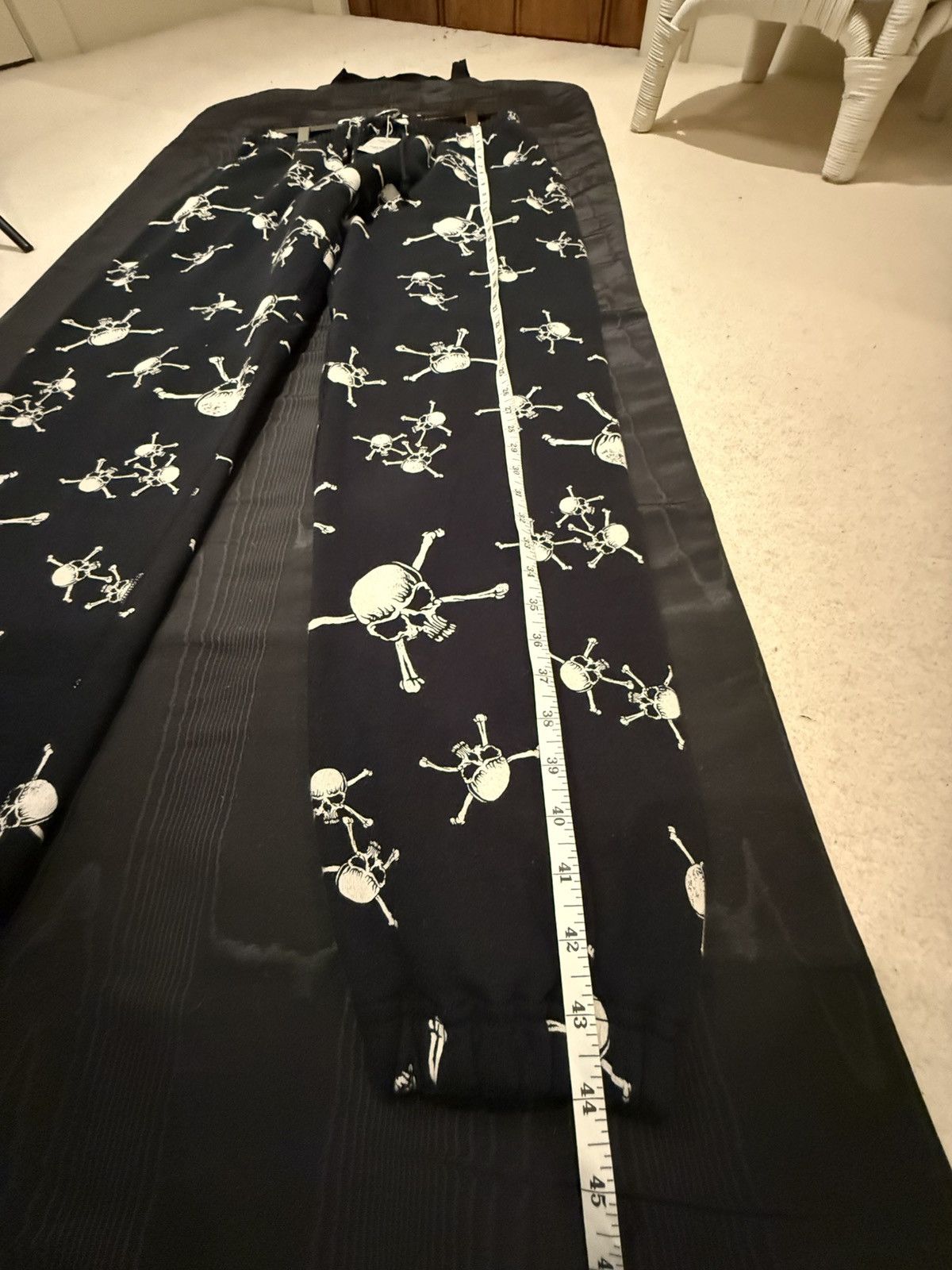 Saint Michael Saint Mxxxxxx skull black logo joggers sweatpants Michael L Size US 34 / EU 50 - 11 Thumbnail