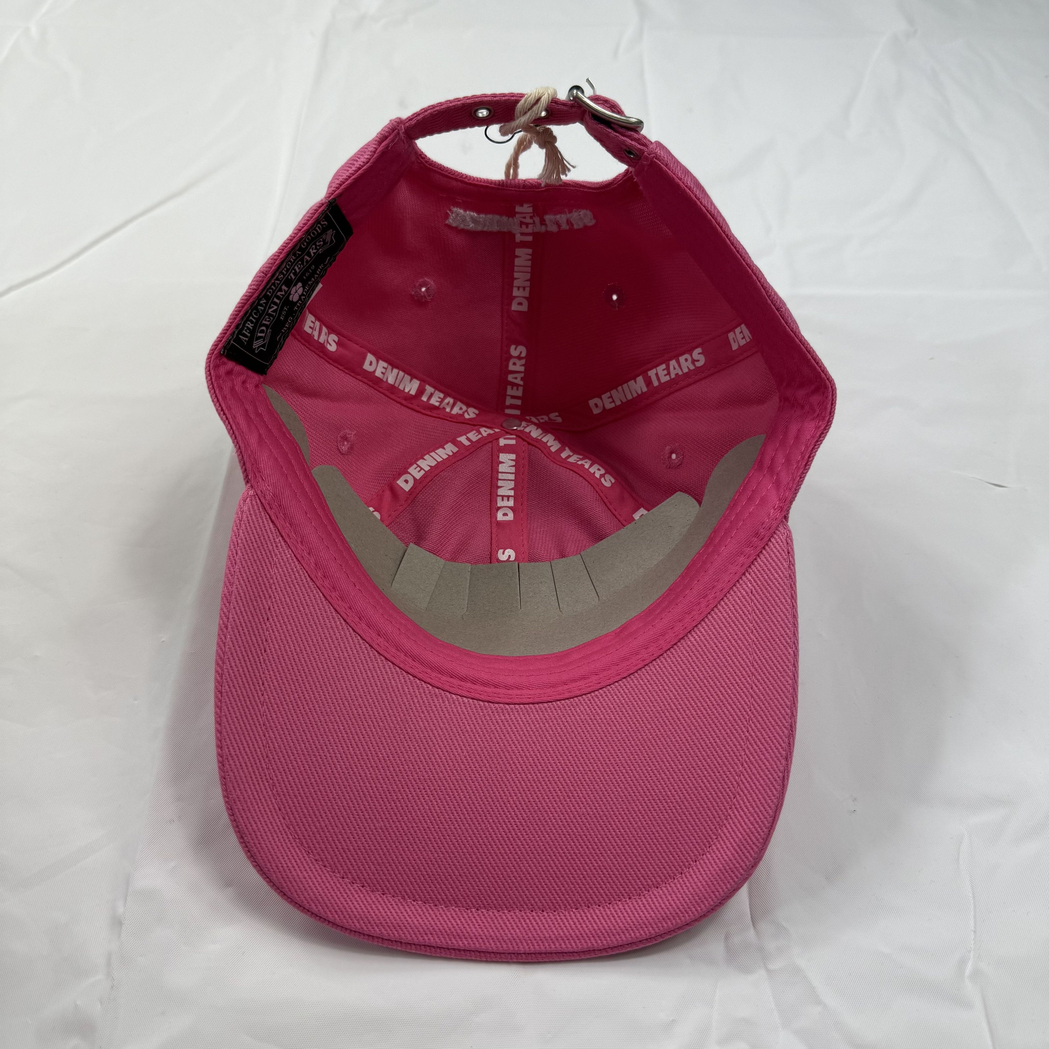 DENIM TEARS Denim Tears Pink FW25 Denim University Cap Rhinestone Size ONE SIZE - 5 Thumbnail