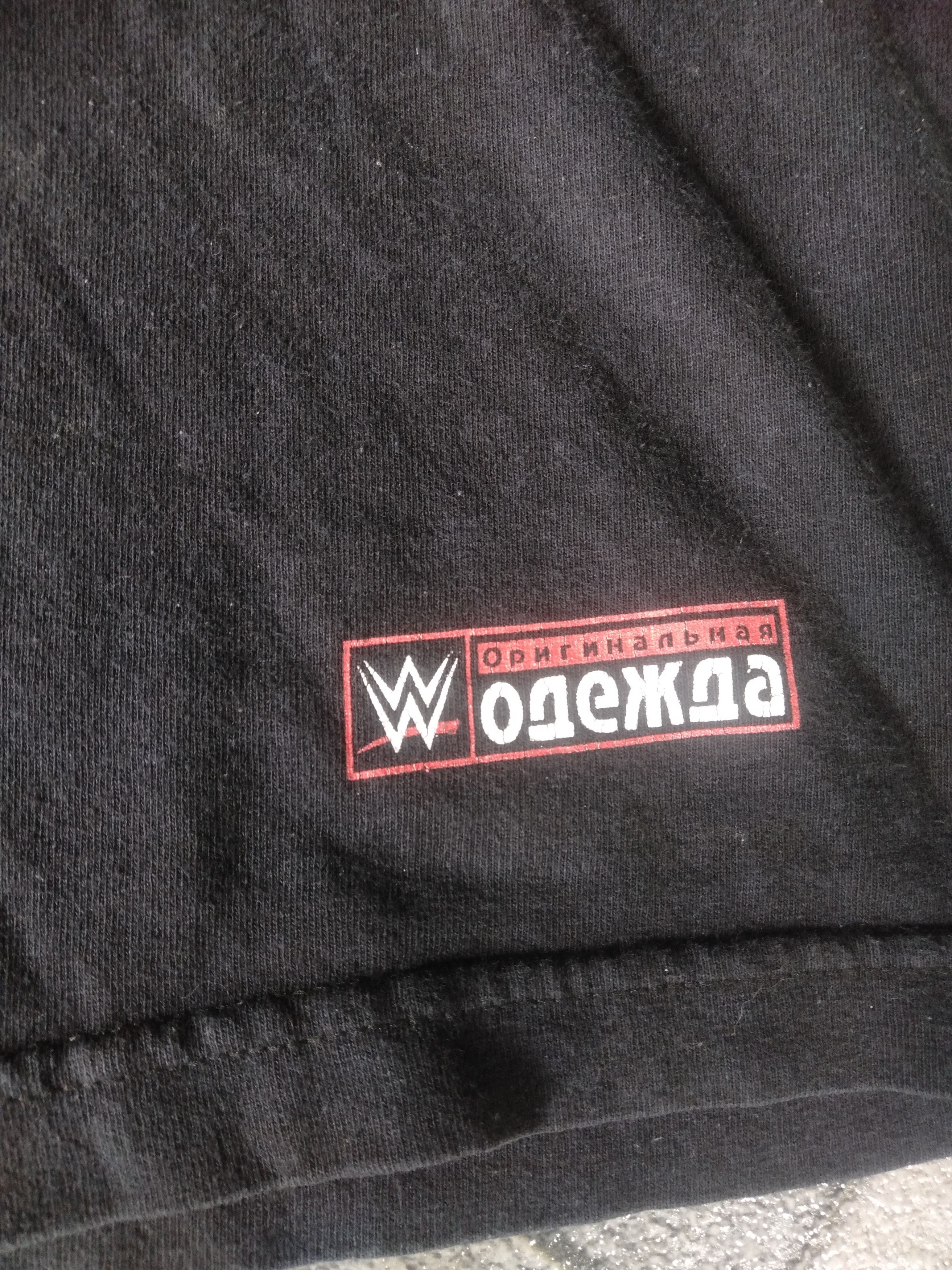 Vintage WWE Shirt Men Black Rusev Crush Wrestling Short Sleeve Size US XL / EU 56 / 4 - 7 Thumbnail