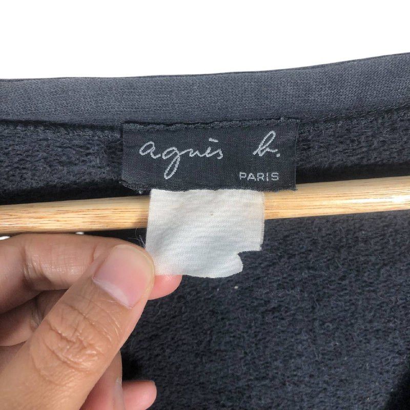 agnes b. Vintage Agnes B. Button Sweatshirt Jacket Size M / US 6-8 / IT 42-44 - 8 Thumbnail
