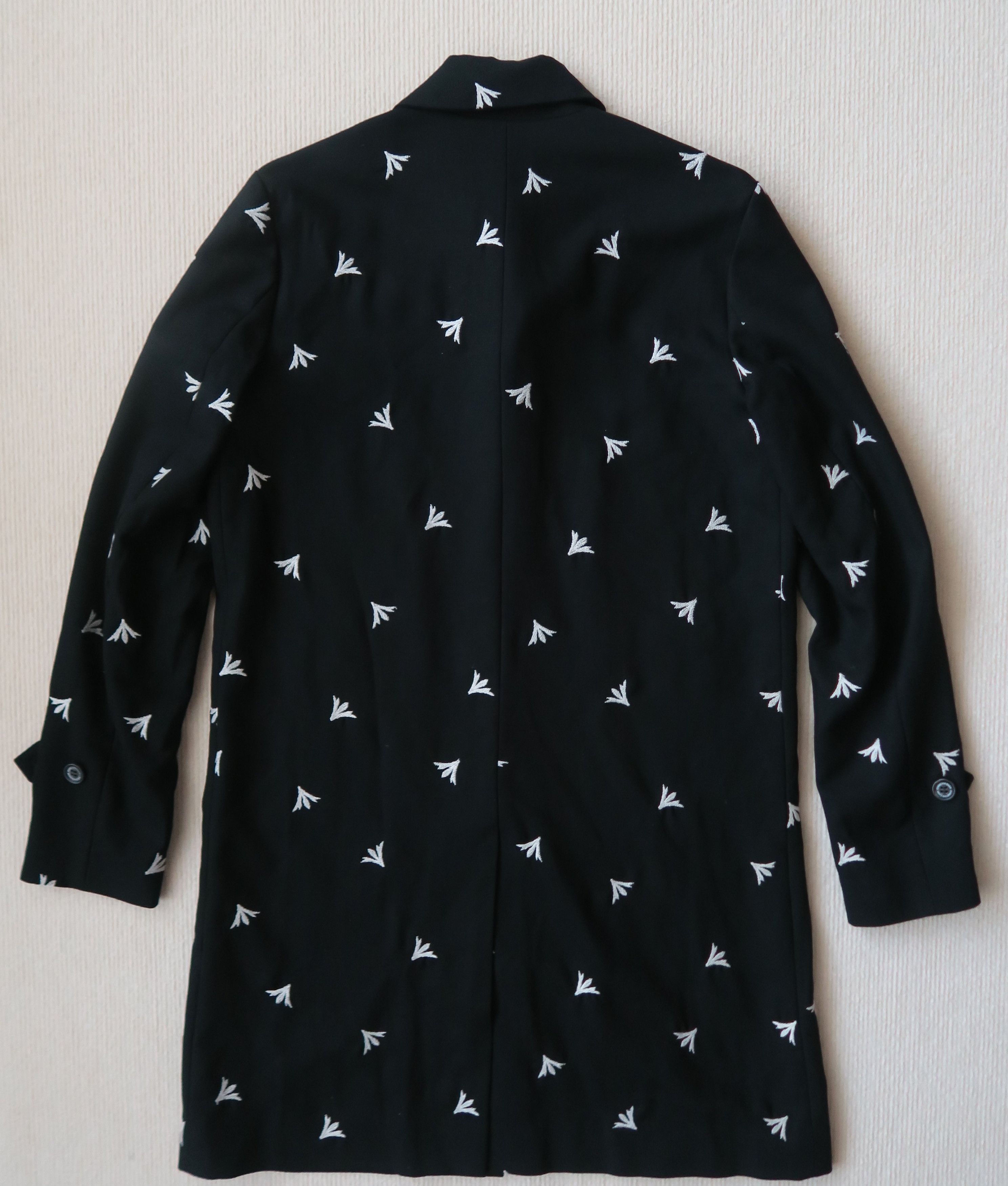 Christian Dada Christian Dada Japan Dandelion Embroidered Trench Coat Size US M / EU 48-50 / 2 - 12 Thumbnail