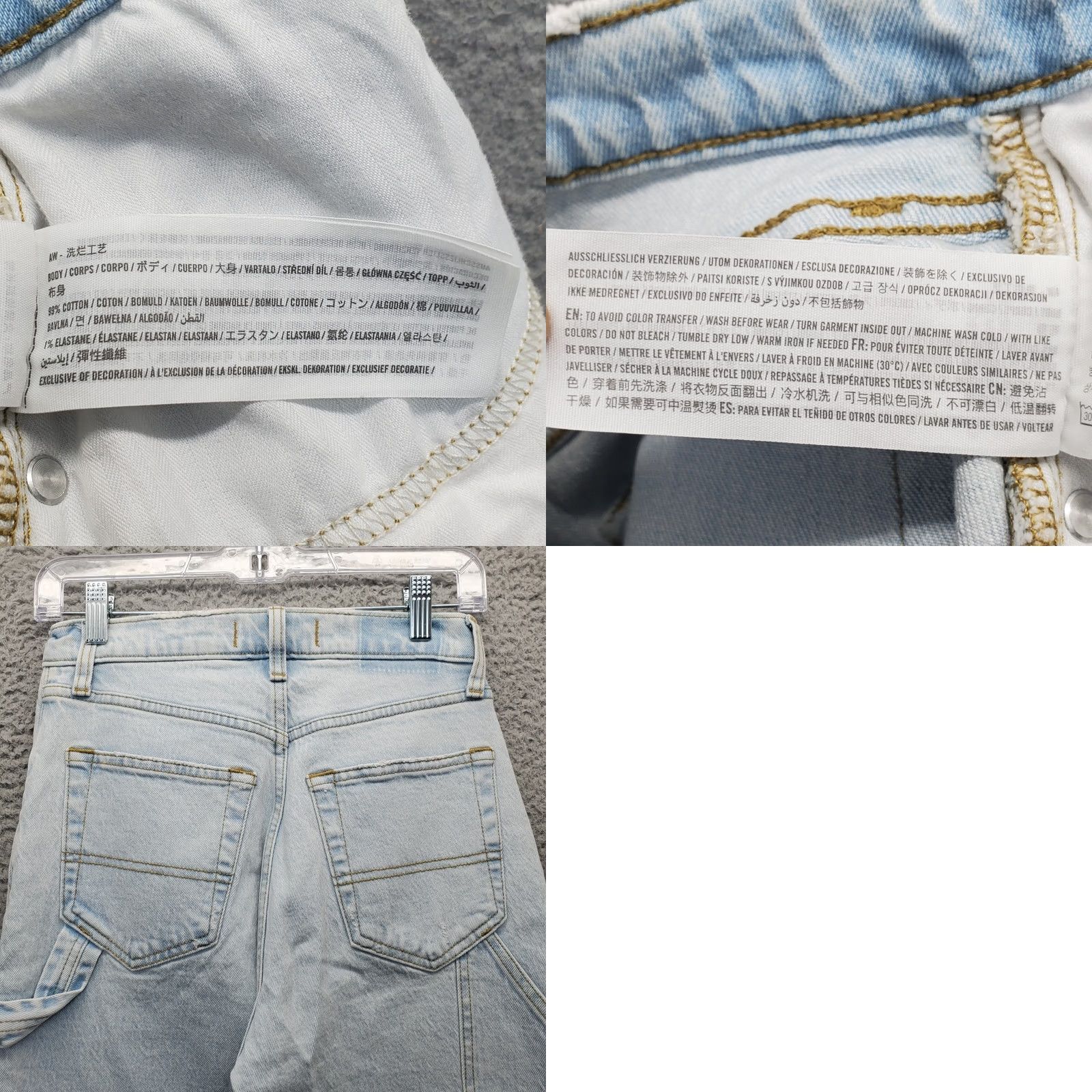 Abercrombie & Fitch Abercrombie & Fitch Curve Love 90's Straight Jeans Womens Size 4 Blue High Rise Size 27" / US 4 / IT 40 - 8 Thumbnail
