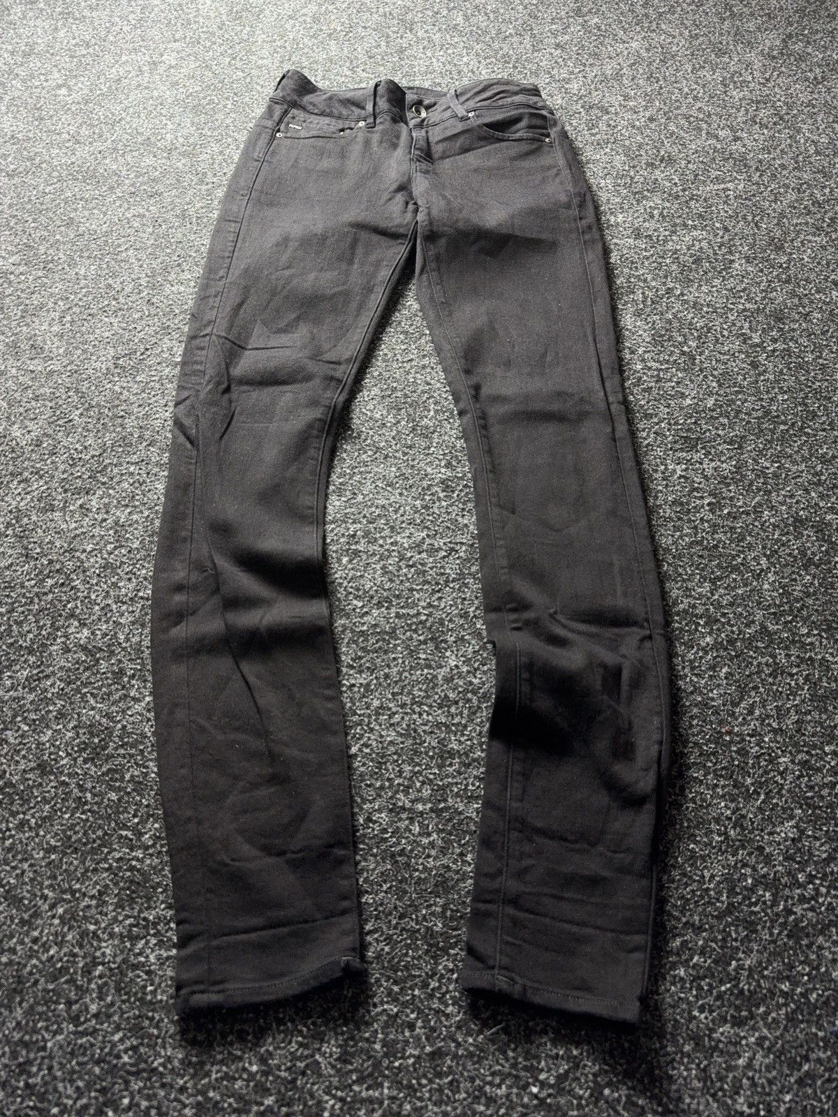 G-Star Y2K 00s vntg G-Star RAW Midge Cody Mid Skinny Black Jeans Size 28" / US 6 / IT 42 - 1 Thumbnail