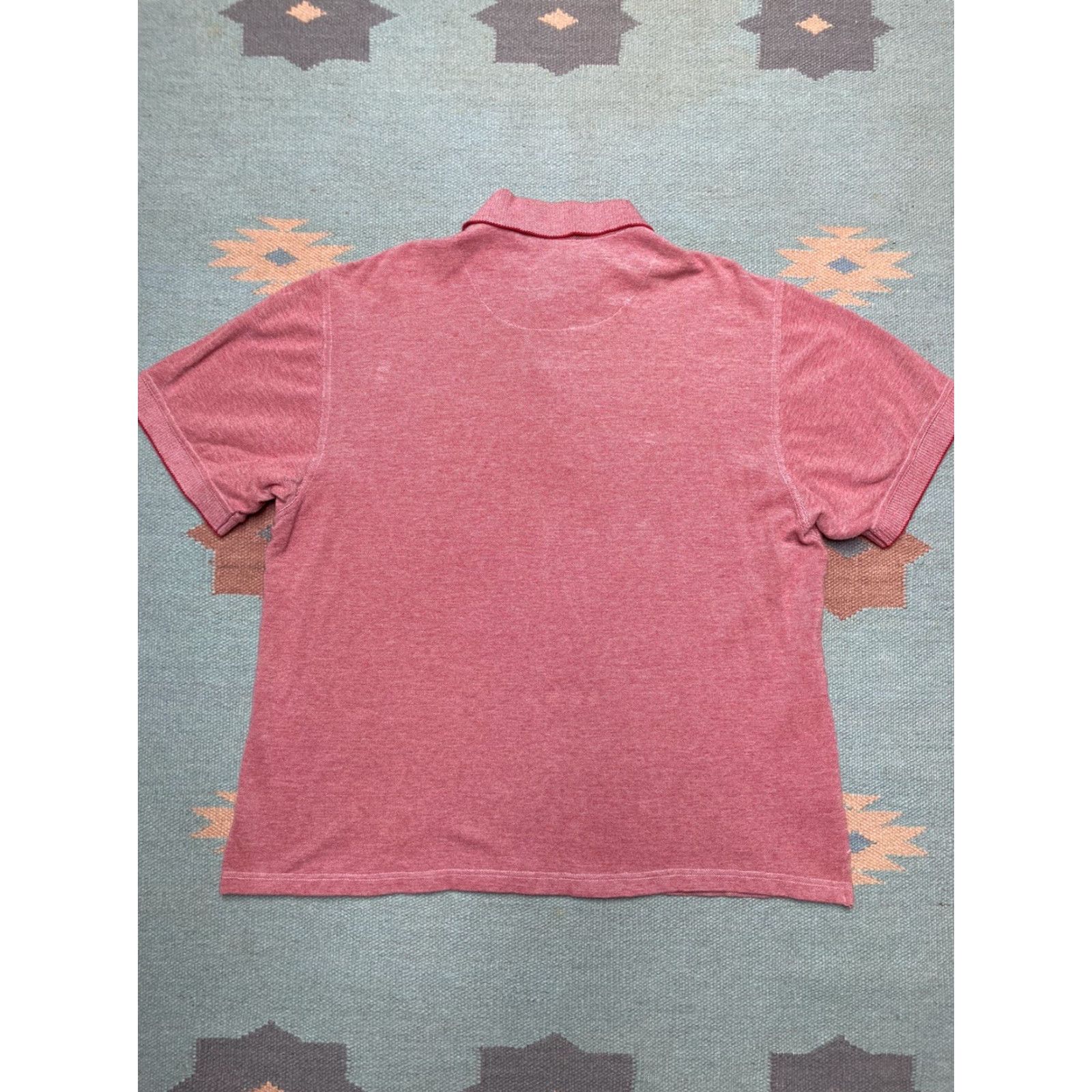 Jantzen Jantzen Polo Shirt Golf 1/4 Button 100% Cotton Short Sleeve Men L Red - Shirts Mens Polo Size US L / EU 52-54 / 3 - 7 Thumbnail