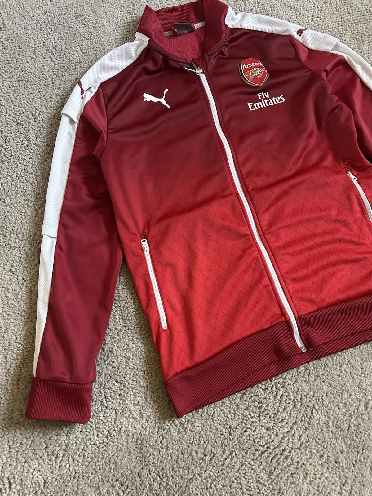 Puma 2016-17 Arsenal Puma Football soccer Stadium Jacket SZ m Size US M / EU 48-50 / 2 - 2 Thumbnail
