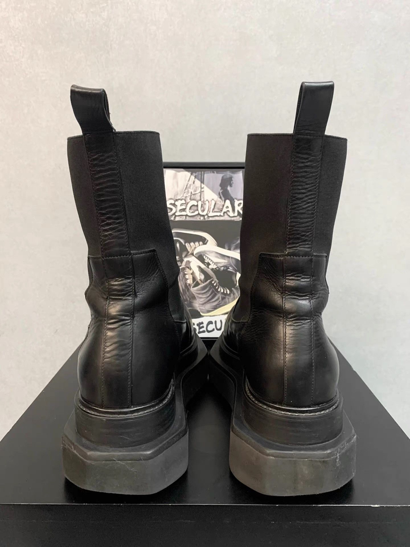 Rick Owens Rick Owens Runway Coffin Sole Chelsea Boots K34 Size US 9 / EU 42 - 7 Thumbnail