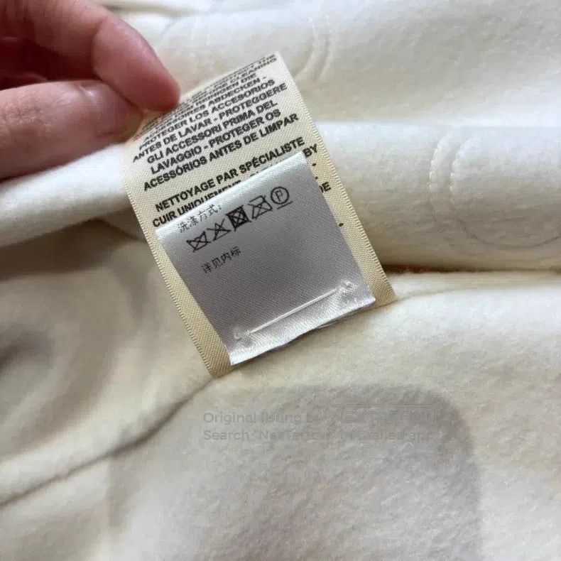 Hermes Hermes Milkshake White Cashmere Leather Jacket Size XXS / US 00 / IT 34 - 6 Thumbnail