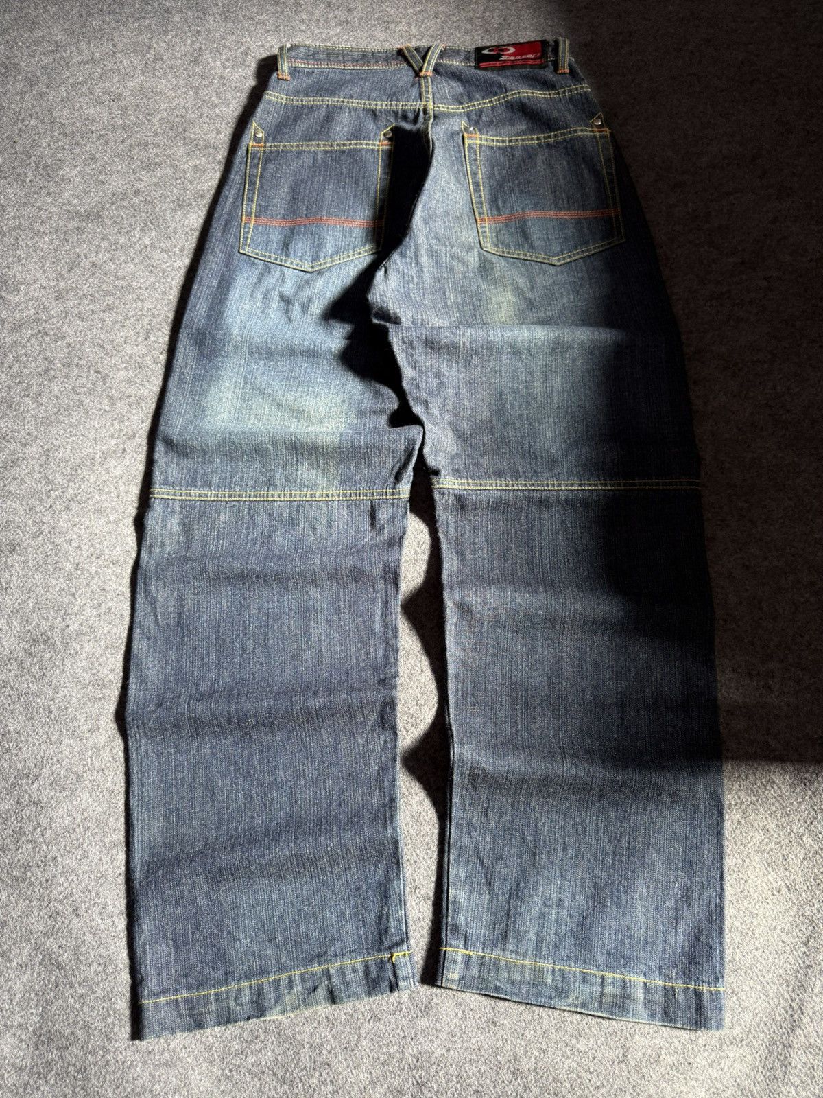 G-Unit × JNCO 2000s Transfer Baggy Patch Work Details Loose Jeans Size US 29 - 2 Thumbnail