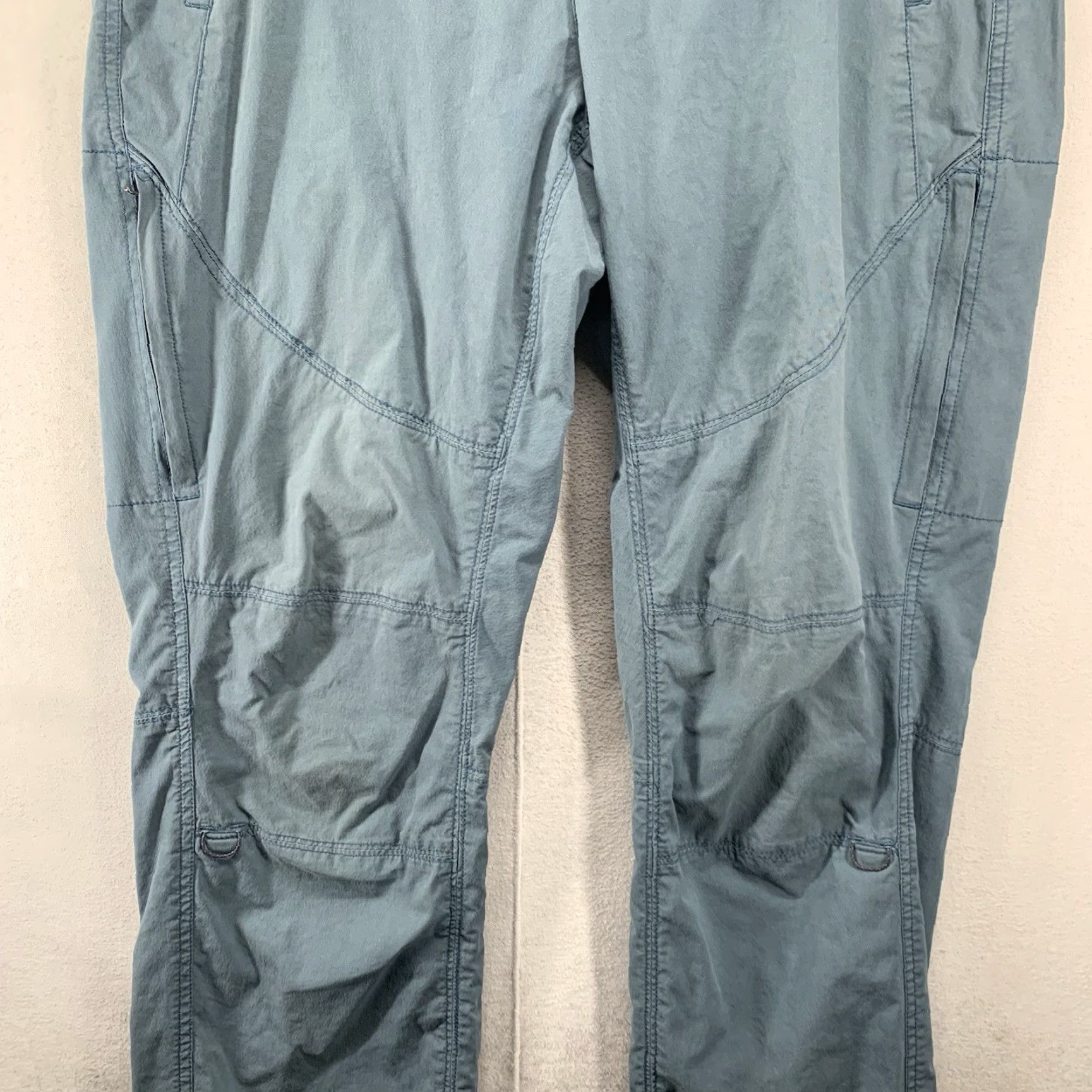 Vintage VINTAGE KUHL Women Pants Size 14 Regular Blue Casual Hiking Camping Cotton Canvas 2000s Size 36" / US 14 / IT 50 - 7 Thumbnail