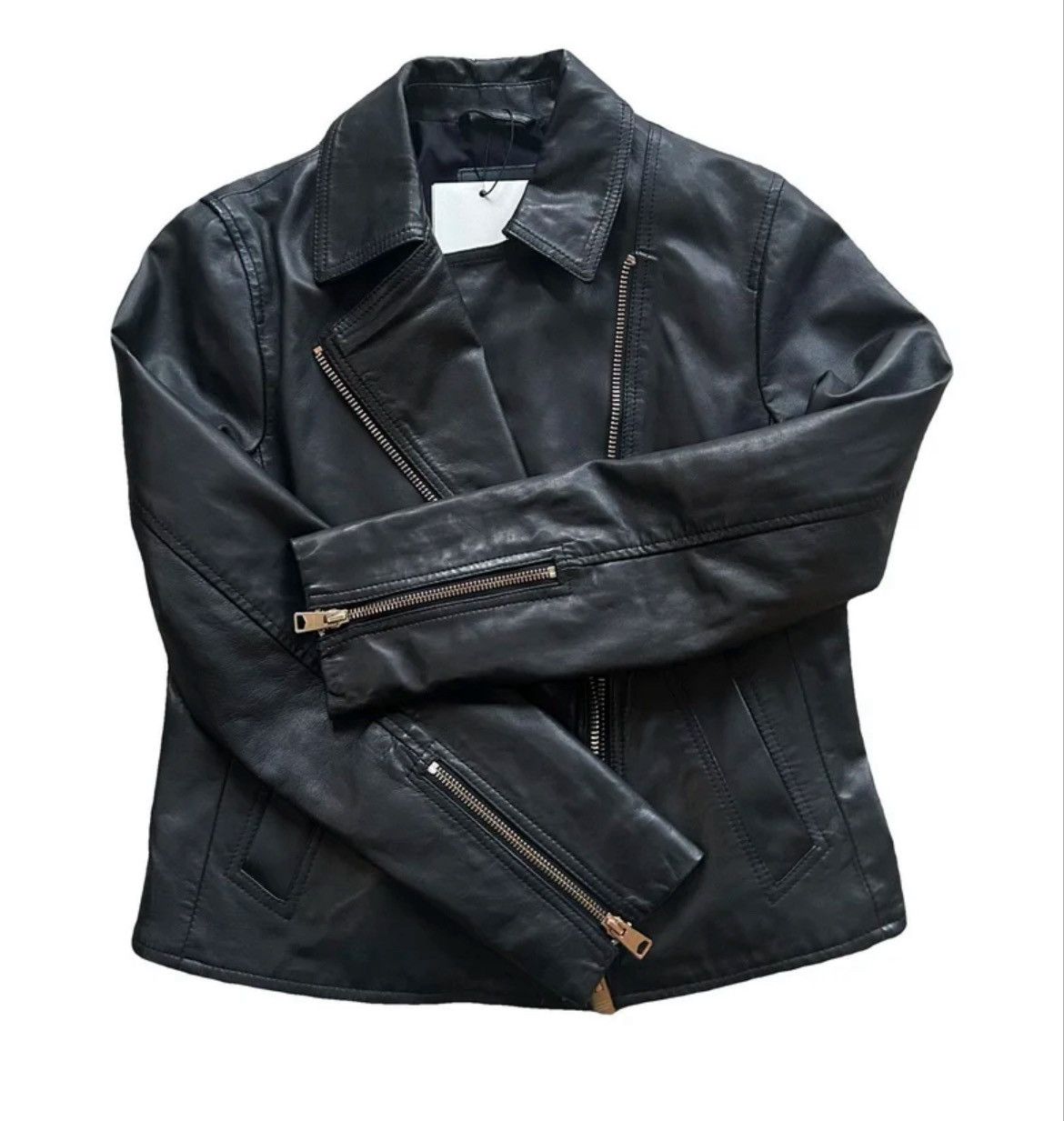 Allsaints AllSaints leather jacket new with tags Size S / US 4 / IT 40 - 1 Thumbnail