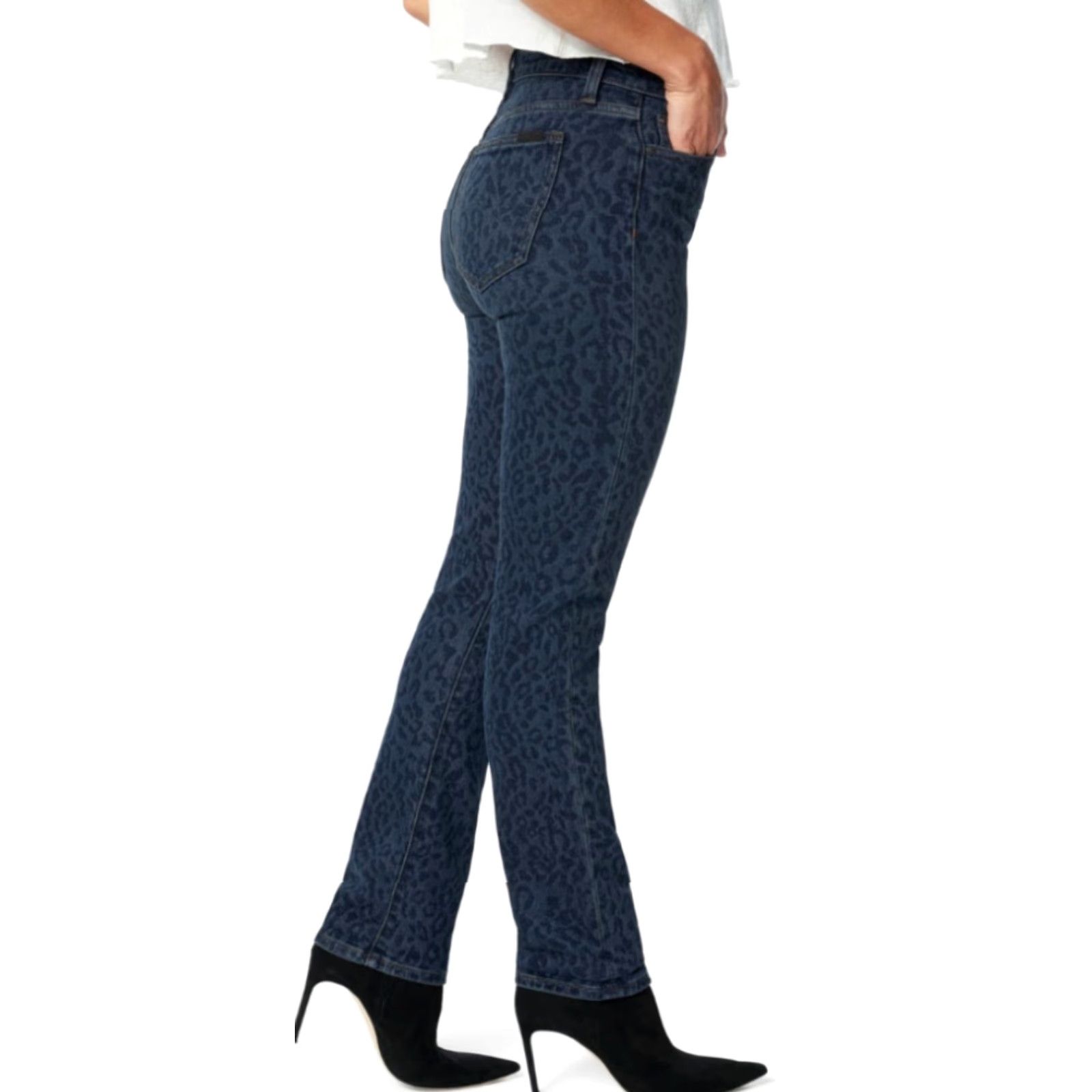 Vintage Joe's Jeans Womens Cheetah The Milla Slim Straight Jeans Size 27 NWT Size 27" / US 4 / IT 40 - 3 Thumbnail