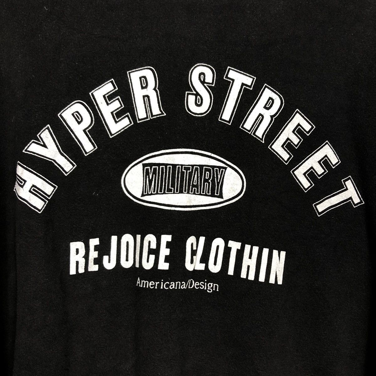 Japanese Brand 🔥VINTAGE SWEATSHIRT HYPER STREET MILITARY BIG LOGO Size US L / EU 52-54 / 3 - 13 Thumbnail