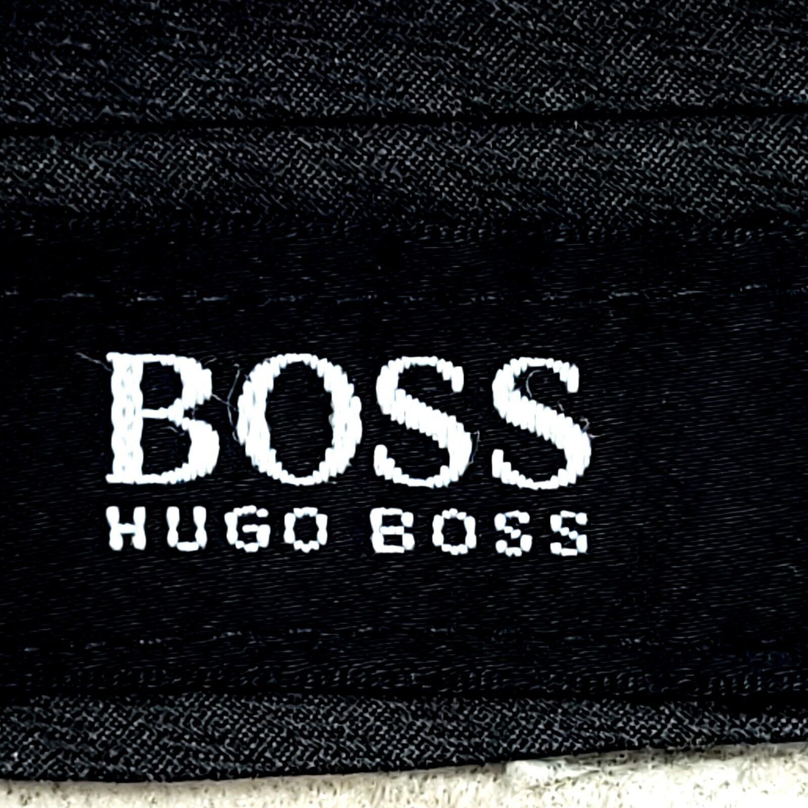 Hugo Boss DAMAGED Hugo Boss Black Wool Pleated Cuffed High Rise Dress Size 34R - 5 Thumbnail