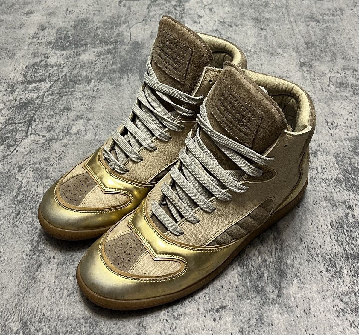 Maison Margiela Maison Margiela Gats High Top Sneakers Size US 6 / EU 39 - 2 Thumbnail